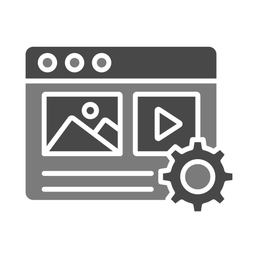 gestión de contenidos icono gratis