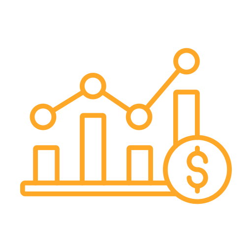 gráfico de ganancias icono gratis