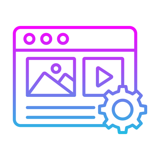 gestión de contenidos icono gratis