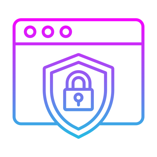 seguridad web icono gratis