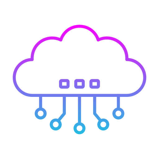 computación en la nube icono gratis