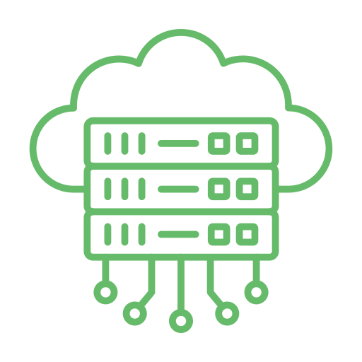 servidor en la nube icono gratis