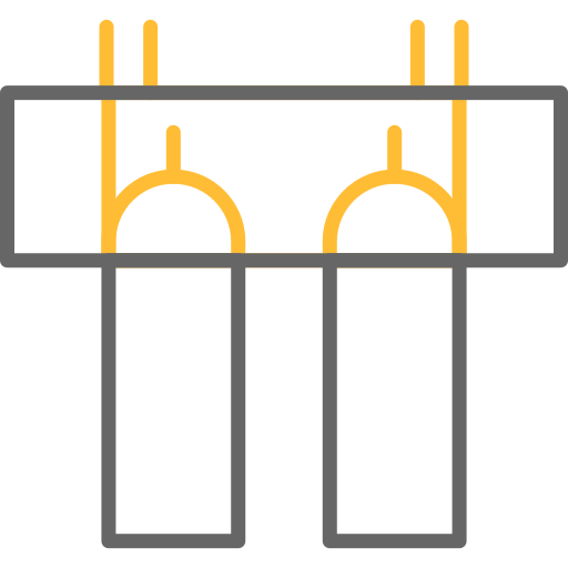 nuevo puente de ronda icono gratis