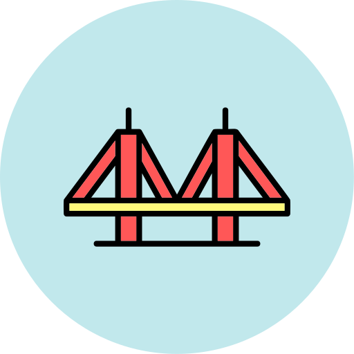 puente zakim icono gratis