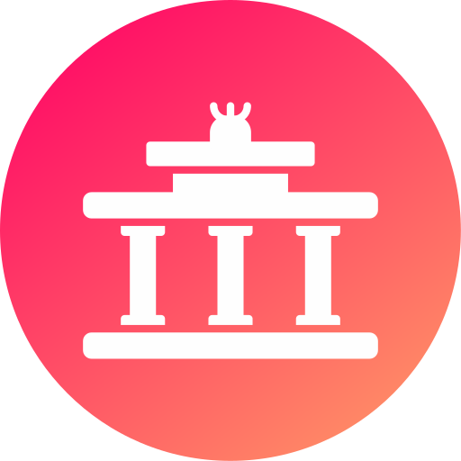puerta de brandeburgo icono gratis