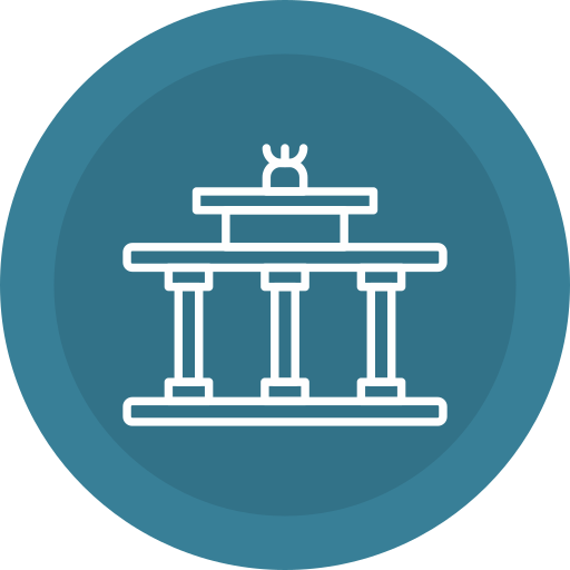porte de brandebourg Icône gratuit