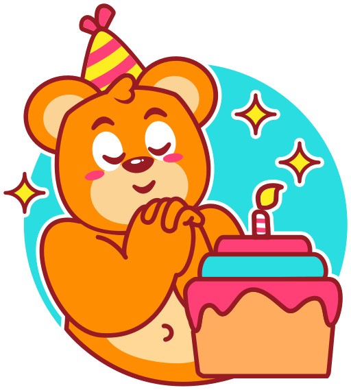 cumpleaños gratis sticker