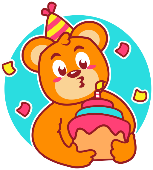 cumpleaños gratis sticker