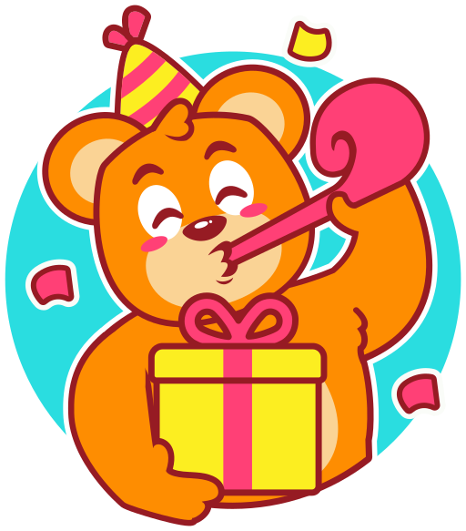 geburtstag kostenlos Sticker