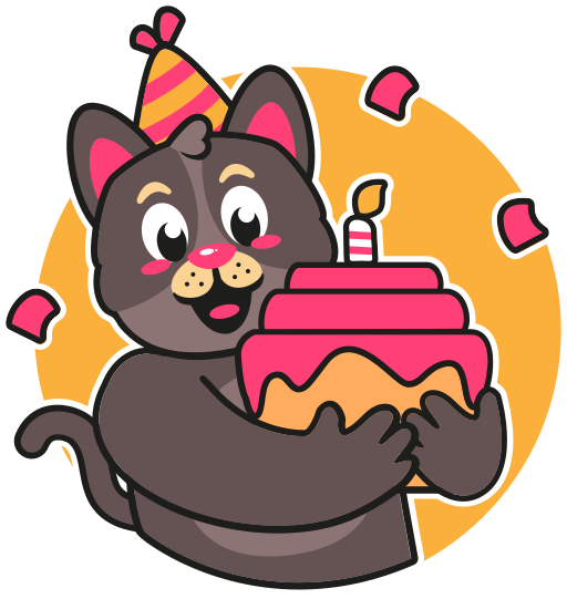 cumpleaños gratis sticker