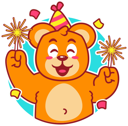 anniversaire gratuit sticker