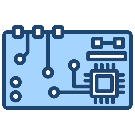 tarjeta de circuitos icono gratis