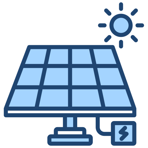 panel solar icono gratis