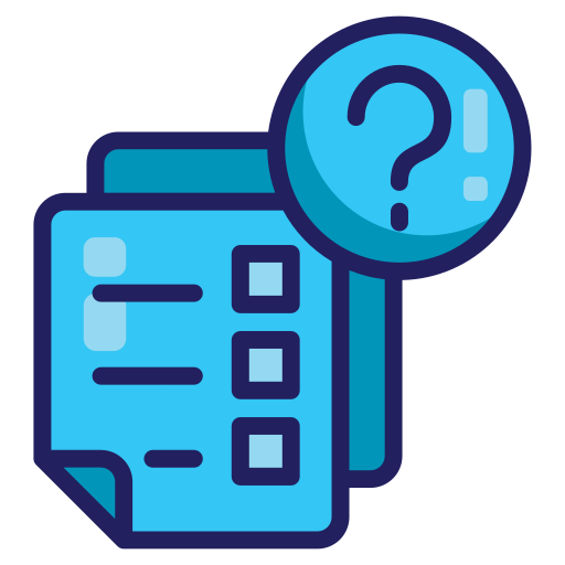 cuestionario icono gratis