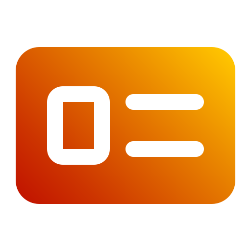 carte d'identité Icône gratuit