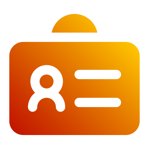 Удостоверение личности бесплатно иконка