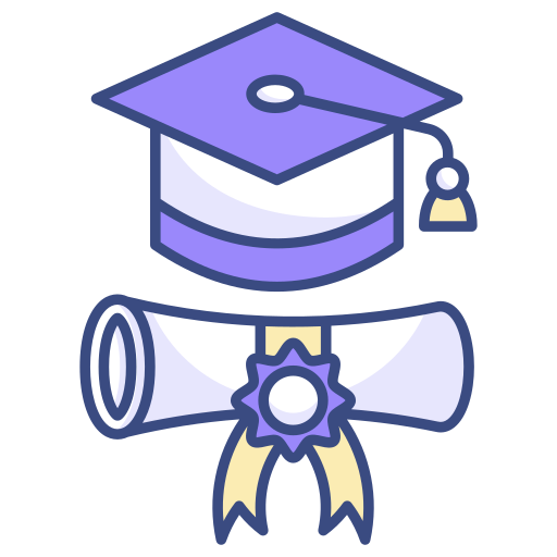 graduación icono gratis