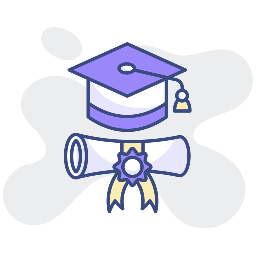 graduación icono gratis