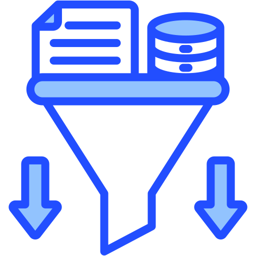 extracción de datos icono gratis