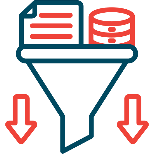 extracción de datos icono gratis