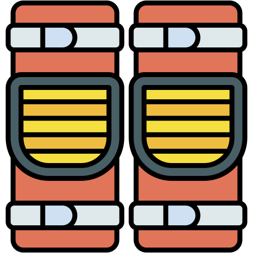 rodillera icono gratis