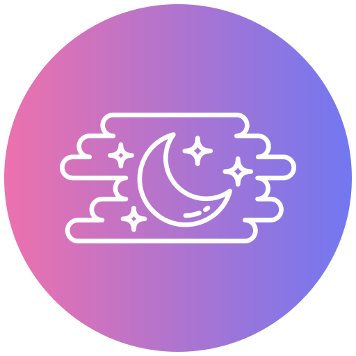 cielo nocturno icono gratis