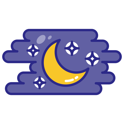 cielo nocturno icono gratis