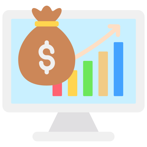 ganancia icono gratis