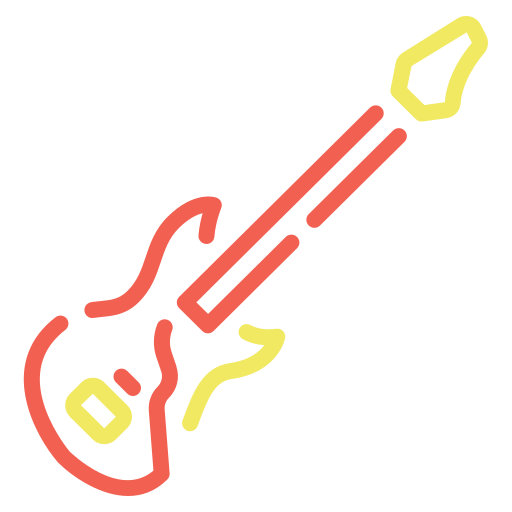 guitarra baja icono gratis