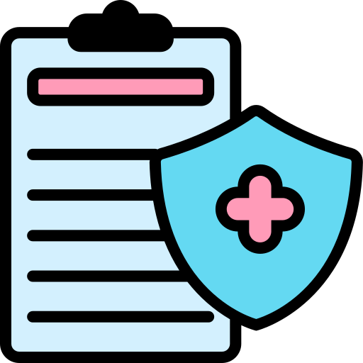 seguro de salud icono gratis