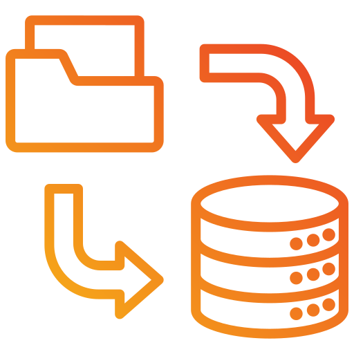 migración de datos icono gratis