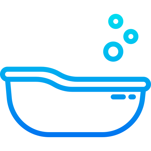 Bañera bebé icono gratis