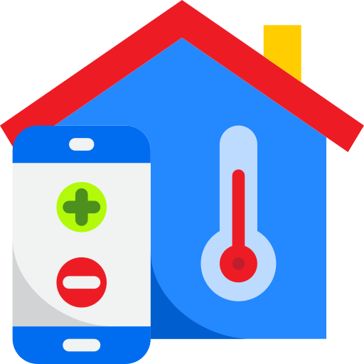 control de temperatura icono gratis