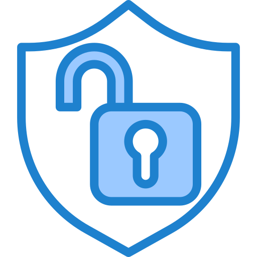 Security Srip Blue Icon