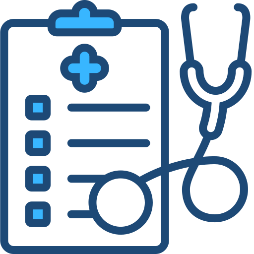 informe médico icono gratis