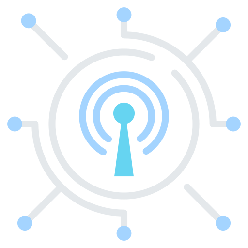 conectividad inalámbrica icono gratis