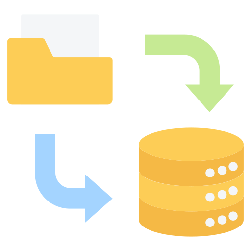 migración de datos icono gratis