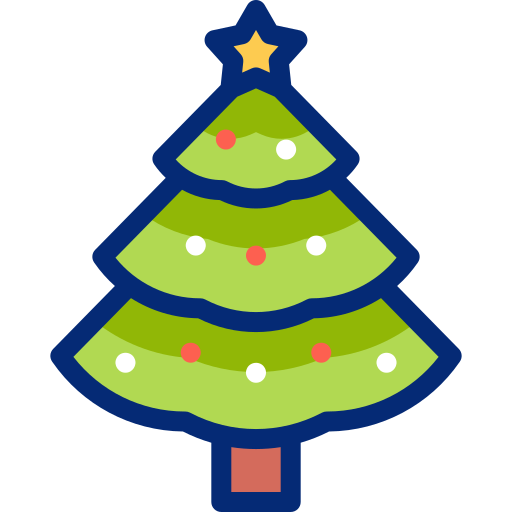 árbol de navidad icono gratis