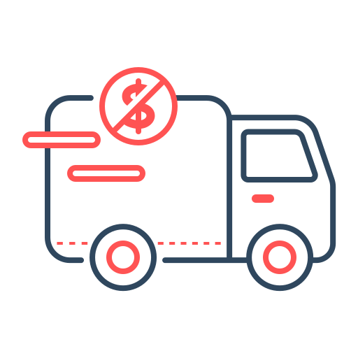 kostenlose lieferung kostenlos Icon