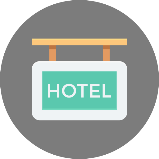 panneau d'affichage de l'hôtel Icône gratuit panneau d'affichage de l'hôtel Icône gratuit