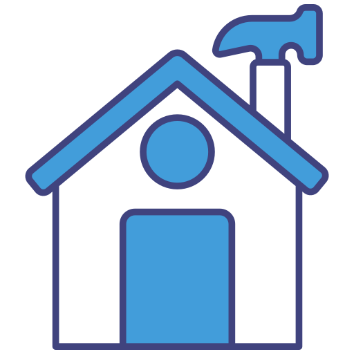 renovación de la casa icono gratis