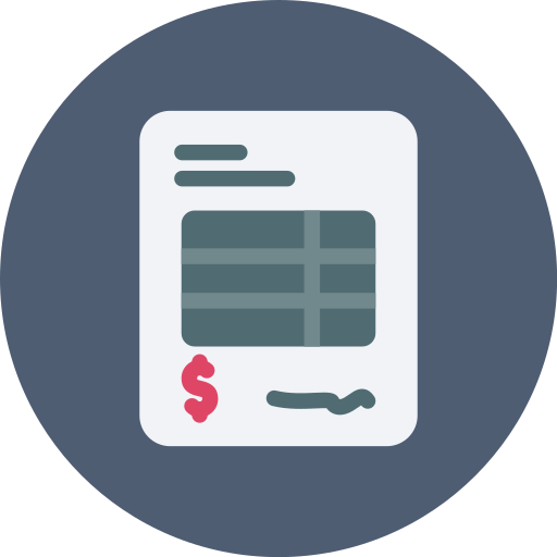 Invoice free icon