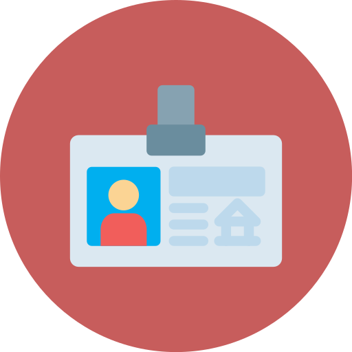 tarjeta de identificación icono gratis