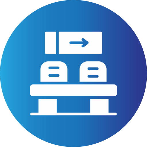 sala de espera icono gratis