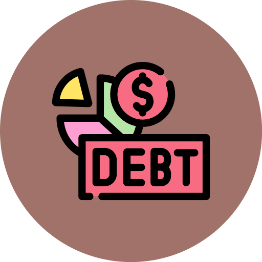 Debt free icon