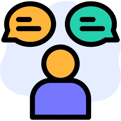 opinión icono gratis