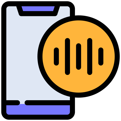 mensaje de voz icono gratis