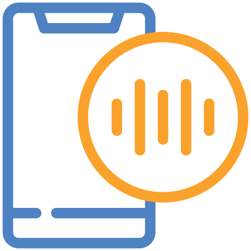 mensaje de voz icono gratis