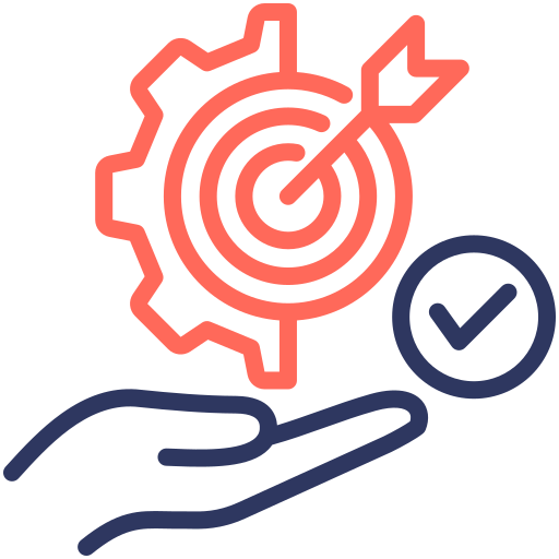 logro de objetivos icono gratis