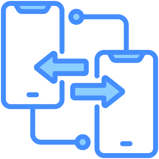 sincronización de datos móviles icono gratis